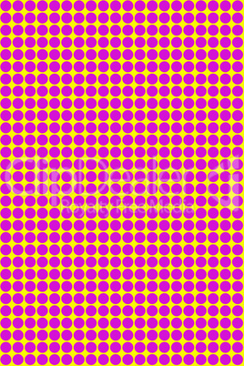 Punktemuster gelb pink