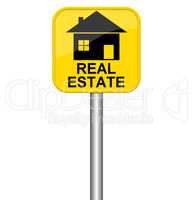 Real Estate Schild