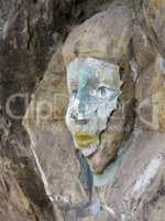 Rock relief - the face of the Sphinx