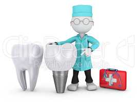 dentist and implant