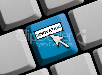 Tastatur zeigt Innovation