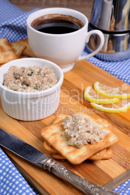 Appetizer   of pate herring (forshmak)