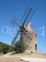 Windmühle am Mittelmeer