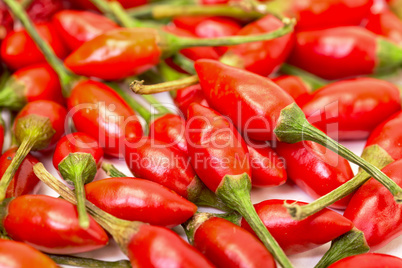 Heap of Ripe Red Peppers Piri-Piri