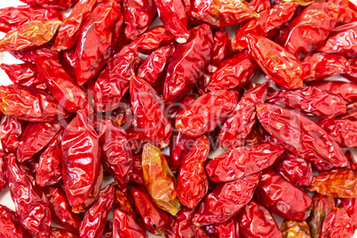 Heap of Dried Red Peppers Piri-Piri