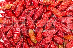 Heap of Dried Red Peppers Piri-Piri