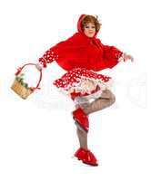 Actor Drag Queen Dressed as Little Red Riding Hood