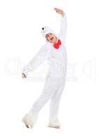 Actor Dressed as Polar Bear