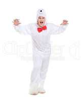 Actor Dressed as Polar Bear