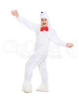 Actor Dressed as Polar Bear