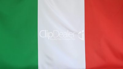 Fabric national flag of Italy