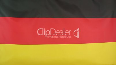 Closeup of national flag of Germany