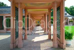 courtyard in the Muslim Mosque