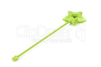 Green magic wand
