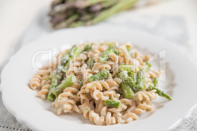 Pasta mit Spargel