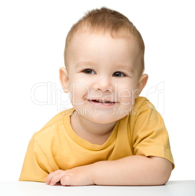 Portrait of a cute little boy
