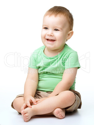 Portrait of a cute little boy