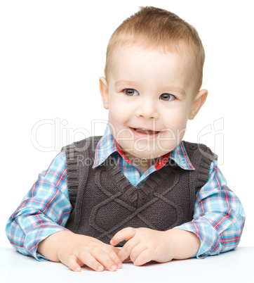 Portrait of a cute little boy