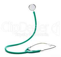 Green stethoscope