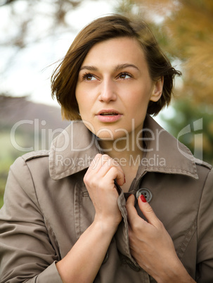 Portrait of a happy beautiful woman