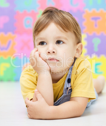 Portrait of a little boy