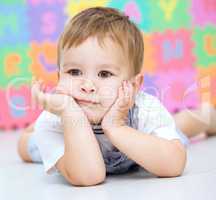 Portrait of a little boy