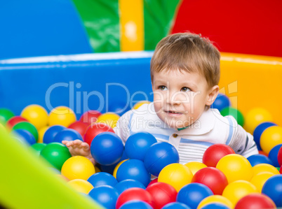 Little boy on playground