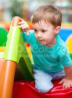 Little boy on playground