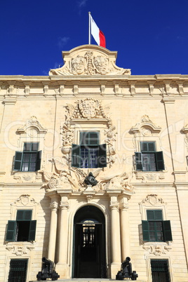 Auberge de Castille in Valletta, Malta