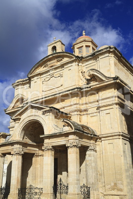 The Church of St Catherine in Valletta, Malta