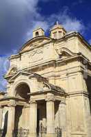 The Church of St Catherine in Valletta, Malta