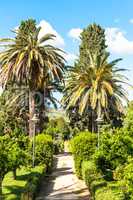 Monserrato park in spring sassari italy