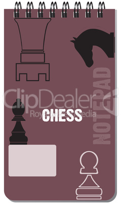 Notepad chess for notes