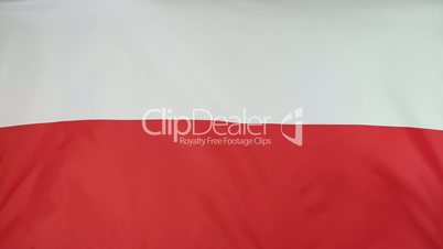 Fabric flag of Poland