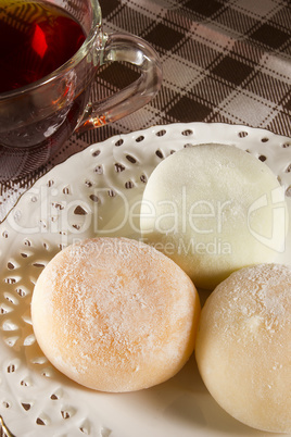 Traditional Japanese mochi