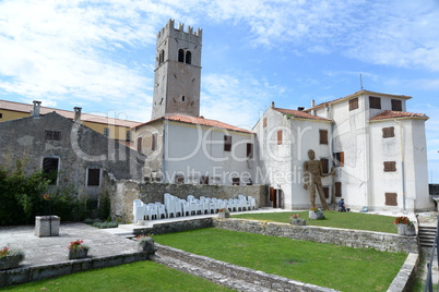 Kirche in Motovun, Kroatien