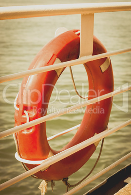 Lifebuoy on board