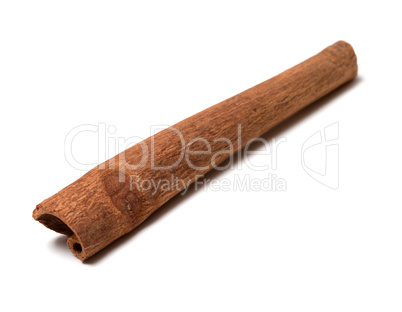 Cinnamon stick on white background