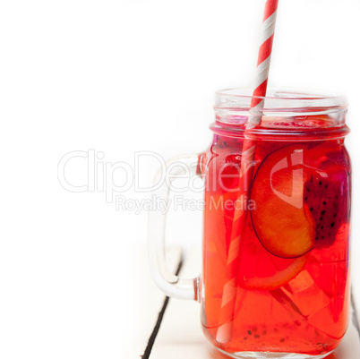 fresh fruit punch drink