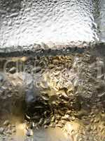 Abstract glass background - Water condensation on the cold  glas