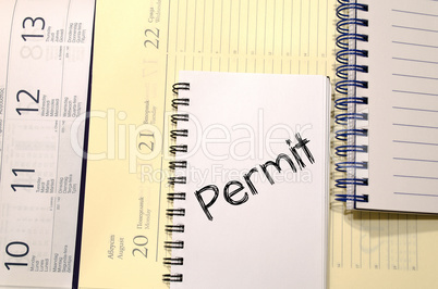 Permit write on notebook