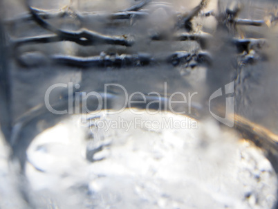 Abstract glass background - Water condensation on the cold  glas