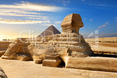 Famous egyptian sphinx