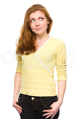 Portrait of a happy young woman