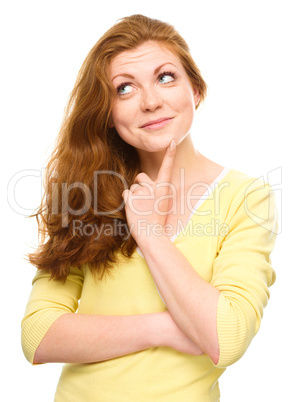 Portrait of a happy young woman