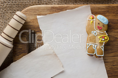 Cookies in the shape of man