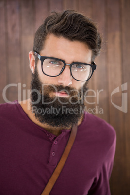 Hipster man posing for the camera