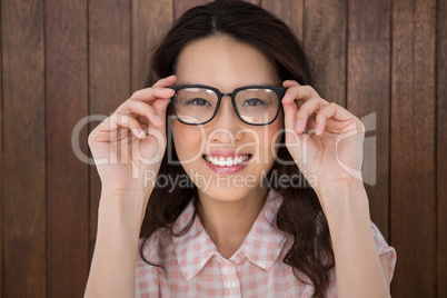 Hipster woman posing for the camera