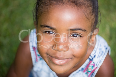 Smiling girl looking at the camera