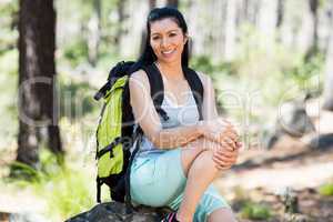 Woman smiling and posing